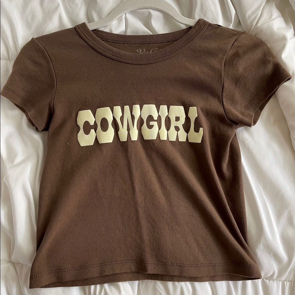 Brandy Melville Cowgirl crop top